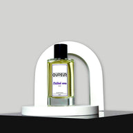 A bottle of '010 - Inspired by Creed Aventus' cologne for men, placed on a white surface with a white background.